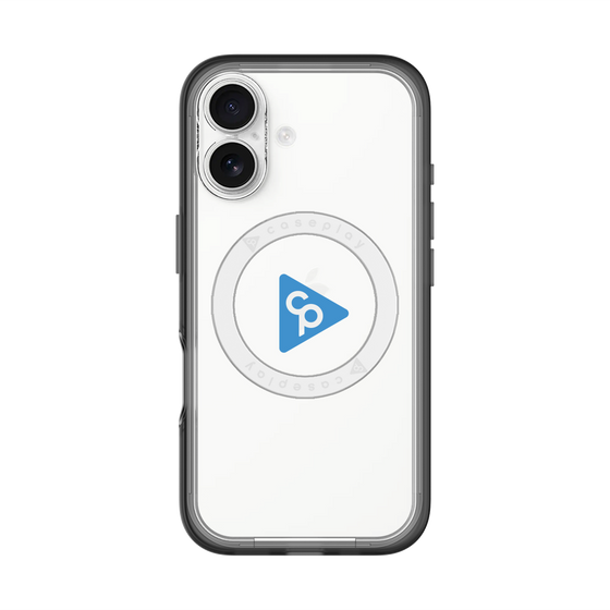 スリムプロテクションプレミアムケース with MagSafe［ オリジナル - caseplayロゴ - ブルー/C ］