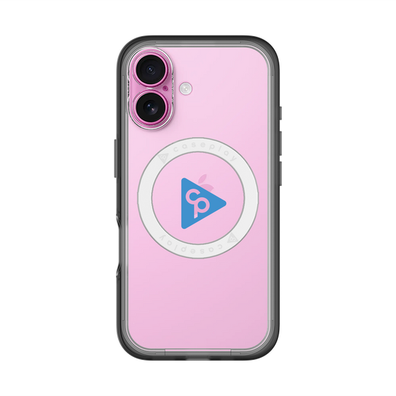 スリムプロテクションプレミアムケース with MagSafe［ オリジナル - caseplayロゴ - ブルー/C ］
