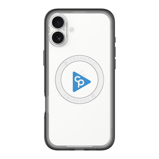 スリムプロテクションプレミアムケース with MagSafe［ オリジナル - caseplayロゴ - ブルー/C ］