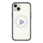 スリムプロテクションプレミアムケース with MagSafe［ オリジナル - caseplayロゴ - パープル/C ］