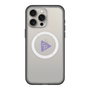 スリムプロテクションプレミアムケース with MagSafe［ オリジナル - caseplayロゴ - パープル/C ］