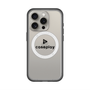 スリムプロテクションプレミアムケース with MagSafe［ オリジナル - caseplayロゴ - ブラック/D ］