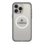 スリムプロテクションプレミアムケース with MagSafe［ オリジナル - caseplayロゴ - ブラック/D ］