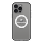 スリムプロテクションプレミアムケース with MagSafe［ オリジナル - caseplayロゴ - ホワイト/D ］