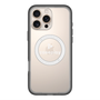 スリムプロテクションプレミアムケース with MagSafe［ オリジナル - caseplayロゴ - ホワイト/D ］