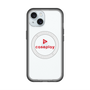スリムプロテクションプレミアムケース with MagSafe［ オリジナル - caseplayロゴ - レッド/D ］