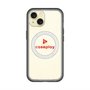 スリムプロテクションプレミアムケース with MagSafe［ オリジナル - caseplayロゴ - レッド/D ］