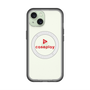 スリムプロテクションプレミアムケース with MagSafe［ オリジナル - caseplayロゴ - レッド/D ］