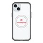 スリムプロテクションプレミアムケース with MagSafe［ オリジナル - caseplayロゴ - レッド/D ］