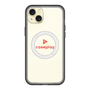 スリムプロテクションプレミアムケース with MagSafe［ オリジナル - caseplayロゴ - レッド/D ］