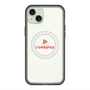 スリムプロテクションプレミアムケース with MagSafe［ オリジナル - caseplayロゴ - レッド/D ］