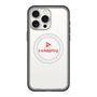 スリムプロテクションプレミアムケース with MagSafe［ オリジナル - caseplayロゴ - レッド/D ］