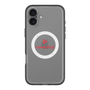 スリムプロテクションプレミアムケース with MagSafe［ オリジナル - caseplayロゴ - レッド/D ］