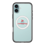 スリムプロテクションプレミアムケース with MagSafe［ オリジナル - caseplayロゴ - レッド/D ］