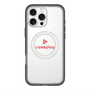 スリムプロテクションプレミアムケース with MagSafe［ オリジナル - caseplayロゴ - レッド/D ］