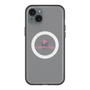 スリムプロテクションプレミアムケース with MagSafe［ オリジナル - caseplayロゴ - ピンク/D ］