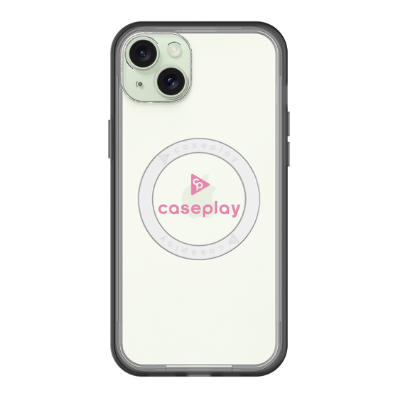 スリムプロテクションプレミアムケース with MagSafe［ オリジナル - caseplayロゴ - ピンク/D ］