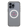 スリムプロテクションプレミアムケース with MagSafe［ オリジナル - caseplayロゴ - ピンク/D ］