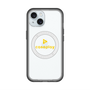 スリムプロテクションプレミアムケース with MagSafe［ オリジナル - caseplayロゴ - イエロー/D ］