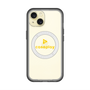 スリムプロテクションプレミアムケース with MagSafe［ オリジナル - caseplayロゴ - イエロー/D ］
