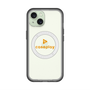 スリムプロテクションプレミアムケース with MagSafe［ オリジナル - caseplayロゴ - オレンジ/D ］