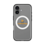 スリムプロテクションプレミアムケース with MagSafe［ オリジナル - caseplayロゴ - オレンジ/D ］