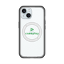 スリムプロテクションプレミアムケース with MagSafe［ オリジナル - caseplayロゴ - グリーン/D ］