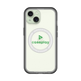 スリムプロテクションプレミアムケース with MagSafe［ オリジナル - caseplayロゴ - グリーン/D ］
