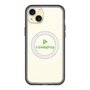 スリムプロテクションプレミアムケース with MagSafe［ オリジナル - caseplayロゴ - グリーン/D ］