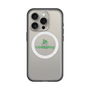 スリムプロテクションプレミアムケース with MagSafe［ オリジナル - caseplayロゴ - グリーン/D ］