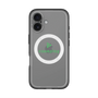 スリムプロテクションプレミアムケース with MagSafe［ オリジナル - caseplayロゴ - グリーン/D ］