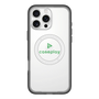 スリムプロテクションプレミアムケース with MagSafe［ オリジナル - caseplayロゴ - グリーン/D ］