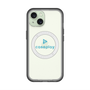 スリムプロテクションプレミアムケース with MagSafe［ オリジナル - caseplayロゴ - ライトブルー/D ］