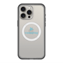 スリムプロテクションプレミアムケース with MagSafe［ オリジナル - caseplayロゴ - ライトブルー/D ］