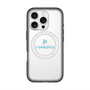 スリムプロテクションプレミアムケース with MagSafe［ オリジナル - caseplayロゴ - ライトブルー/D ］
