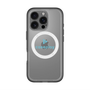 スリムプロテクションプレミアムケース with MagSafe［ オリジナル - caseplayロゴ - ライトブルー/D ］