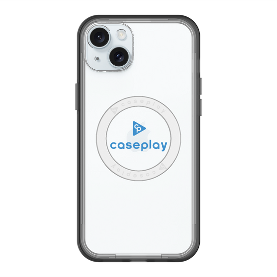 スリムプロテクションプレミアムケース with MagSafe［ オリジナル - caseplayロゴ - ブルー/D ］