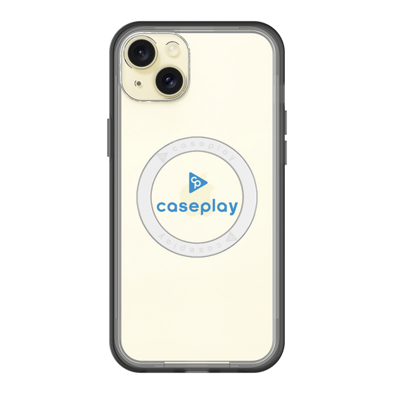 スリムプロテクションプレミアムケース with MagSafe［ オリジナル - caseplayロゴ - ブルー/D ］