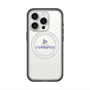 スリムプロテクションプレミアムケース with MagSafe［ オリジナル - caseplayロゴ - パープル/D ］
