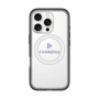 スリムプロテクションプレミアムケース with MagSafe［ オリジナル - caseplayロゴ - パープル/D ］