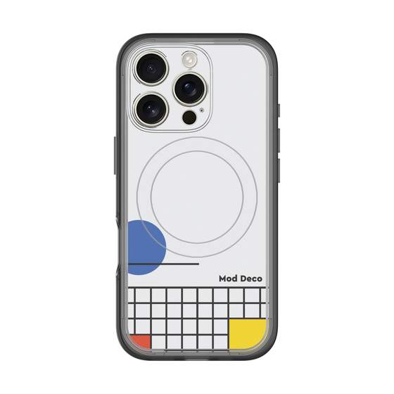 スリムプロテクションプレミアムケース with MagSafe［ Mod Deco - オリジナル - レトロ ］