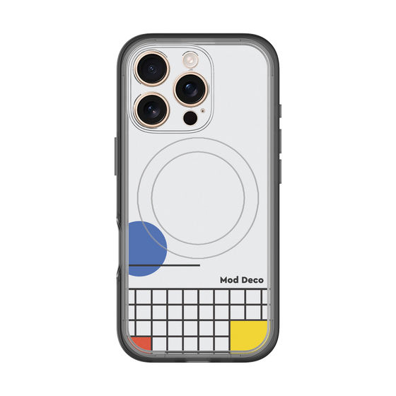 スリムプロテクションプレミアムケース with MagSafe［ Mod Deco - オリジナル - レトロ ］