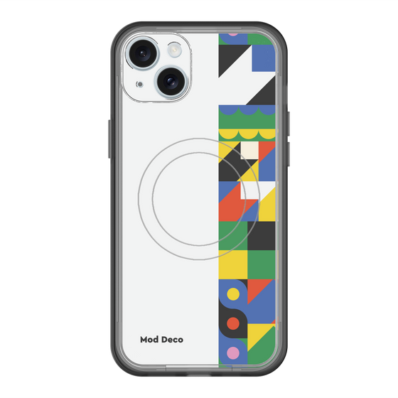 スリムプロテクションプレミアムケース with MagSafe［ Mod Deco - オリジナル - 幾何学模様/B ］