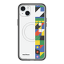 スリムプロテクションプレミアムケース with MagSafe［ Mod Deco - オリジナル - 幾何学模様/B ］
