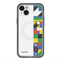 スリムプロテクションプレミアムケース with MagSafe［ Mod Deco - オリジナル - 幾何学模様/B ］
