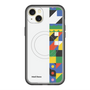 スリムプロテクションプレミアムケース with MagSafe［ Mod Deco - オリジナル - 幾何学模様/B ］