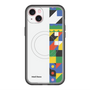 スリムプロテクションプレミアムケース with MagSafe［ Mod Deco - オリジナル - 幾何学模様/B ］