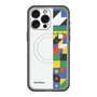 スリムプロテクションプレミアムケース with MagSafe［ Mod Deco - オリジナル - 幾何学模様/B ］