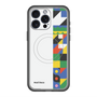 スリムプロテクションプレミアムケース with MagSafe［ Mod Deco - オリジナル - 幾何学模様/B ］