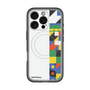 スリムプロテクションプレミアムケース with MagSafe［ Mod Deco - オリジナル - 幾何学模様/B ］